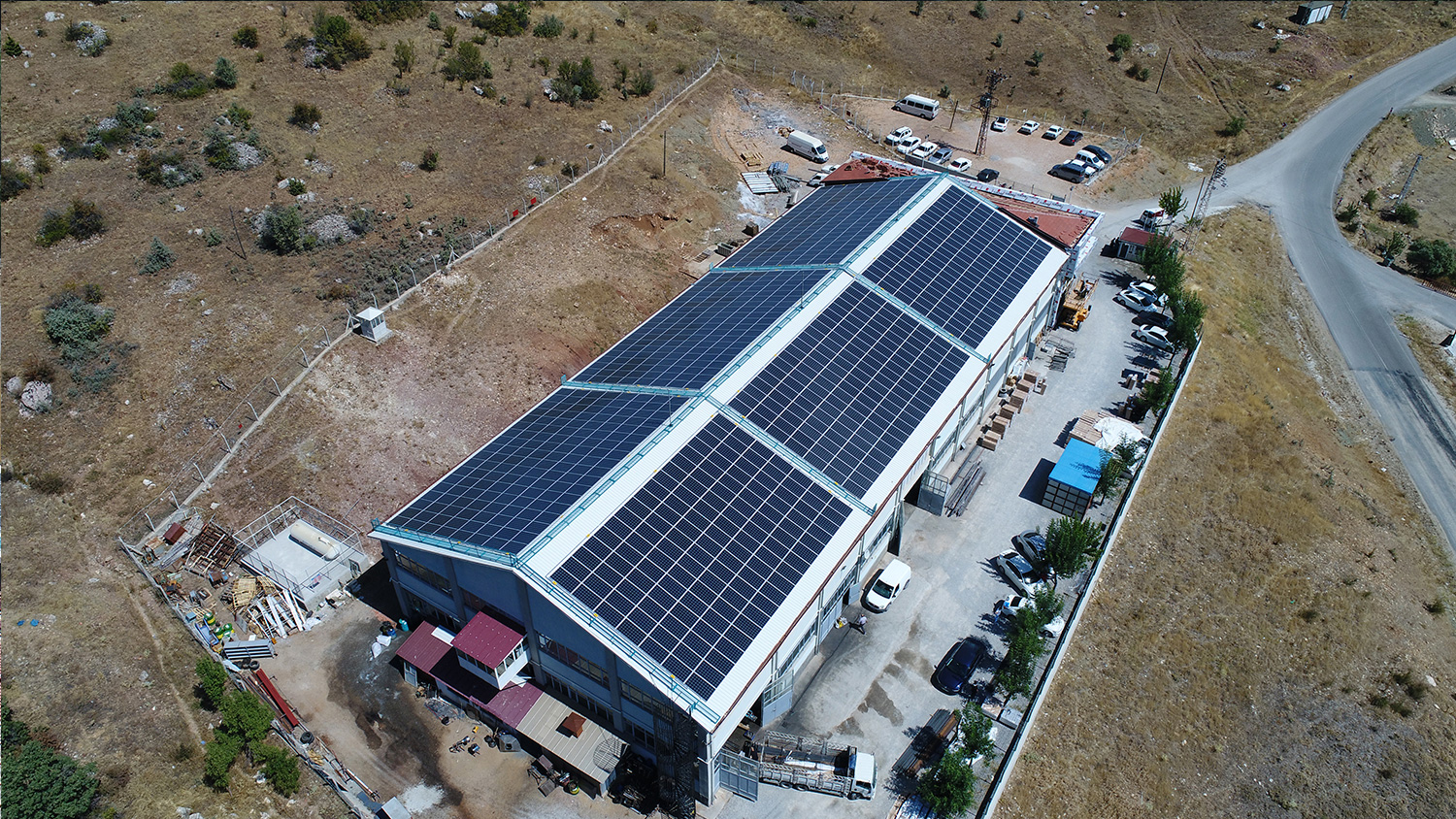 Konya - Beyşehir - Çelik Silah Sanayi 270 kWp Çatı Üzeri Güneş Santrali