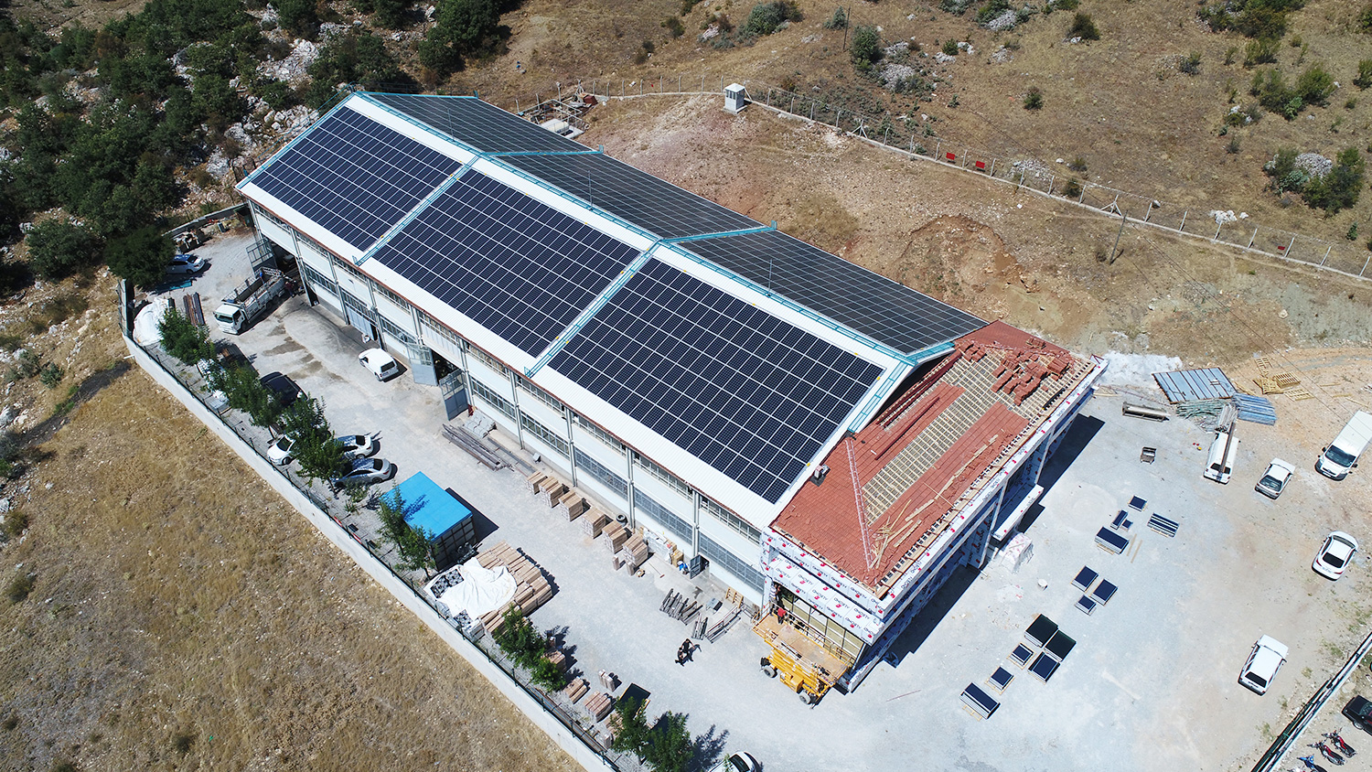 Konya - Beyşehir - Çelik Silah Sanayi 270 kWp Çatı Üzeri Güneş Santrali