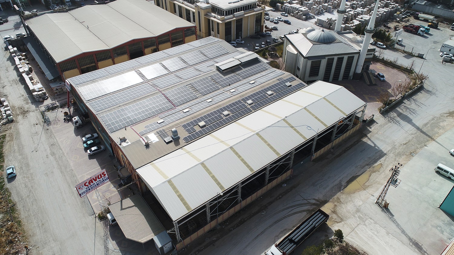 KONYA - ÇAVUŞ DEMİR 299 kWp Çatı Üzeri Güneş Santrali