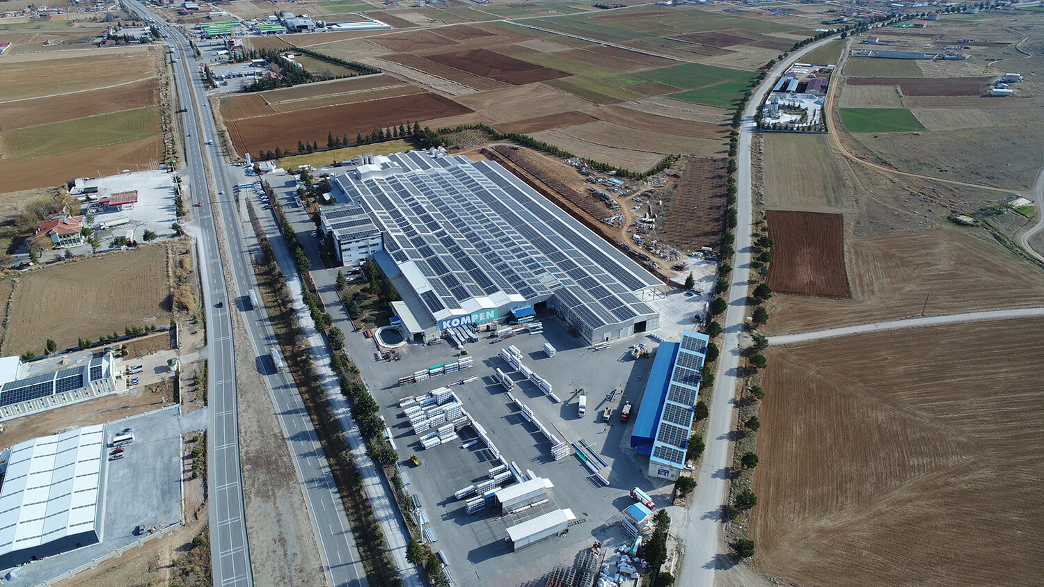 KONYA - KOMPEN A.Ş. 3.847 kWp Çatı Üzeri Güneş Santrali