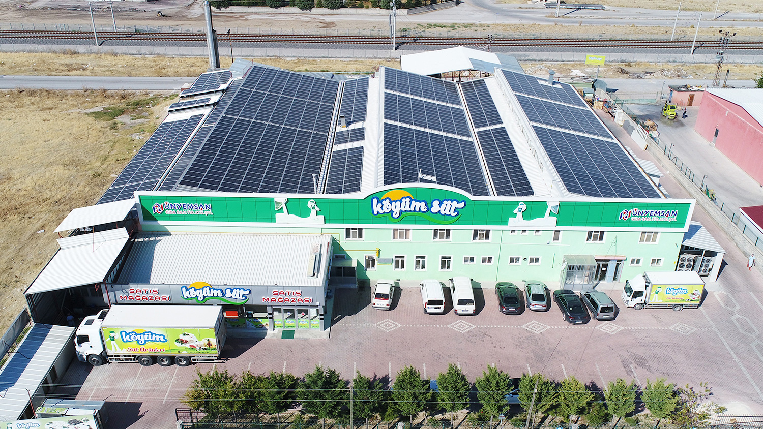 KONYA - KÖYÜM SÜT 320 kWp - Çatı Üzeri Güneş Santrali