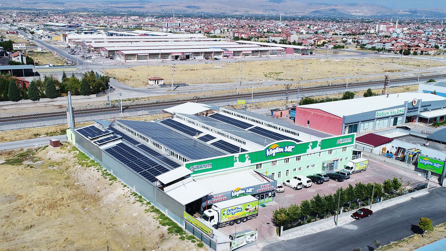 KONYA - KÖYÜM SÜT 320 kWp - Çatı Üzeri Güneş Santrali