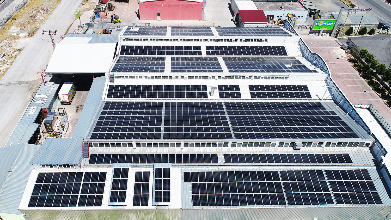 KONYA - KÖYÜM SÜT 320 kWp - Çatı Üzeri Güneş Santrali