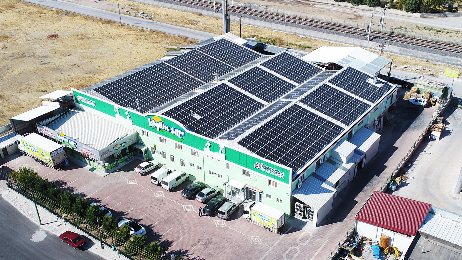 KONYA - KÖYÜM SÜT 320 kWp - Çatı Üzeri Güneş Santrali