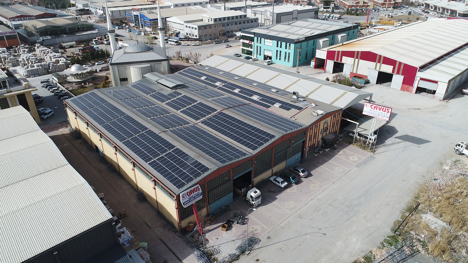 KONYA - ÇAVUŞ DEMİR 299 kWp Çatı Üzeri Güneş Santrali