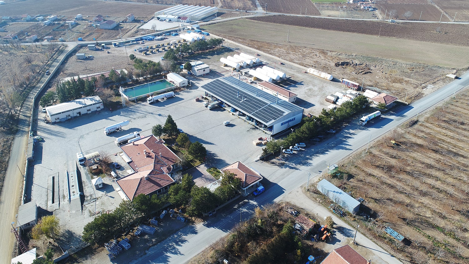 KONYA - KONGAZ A.Ş. 200 kWp - Çatı Üzeri Güneş Santrali