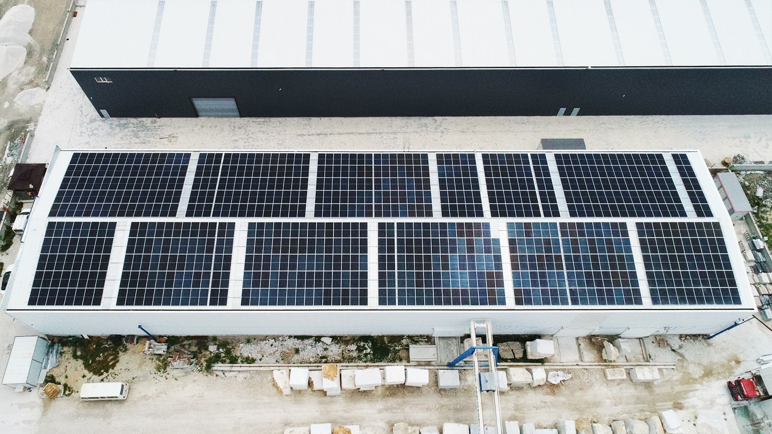 Konya - BGM Mermer 324 kWp Çatı Üzeri Güneş Santrali