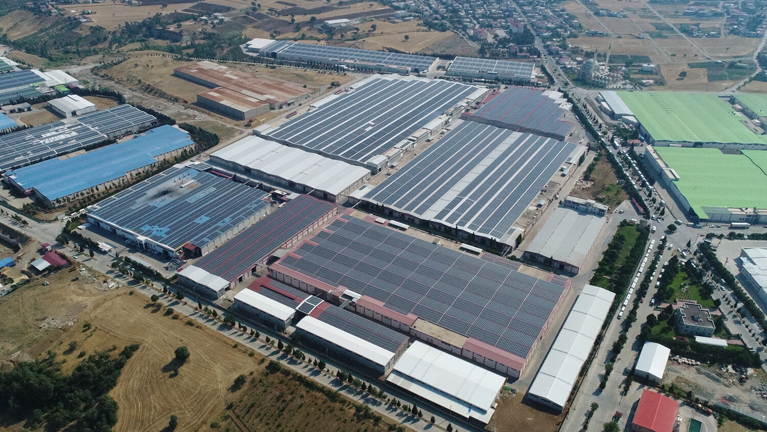 KAHRAMANMARAŞ- MEM TEKSTİL 24.500 kWp Çatı Üzeri Güneş Santrali