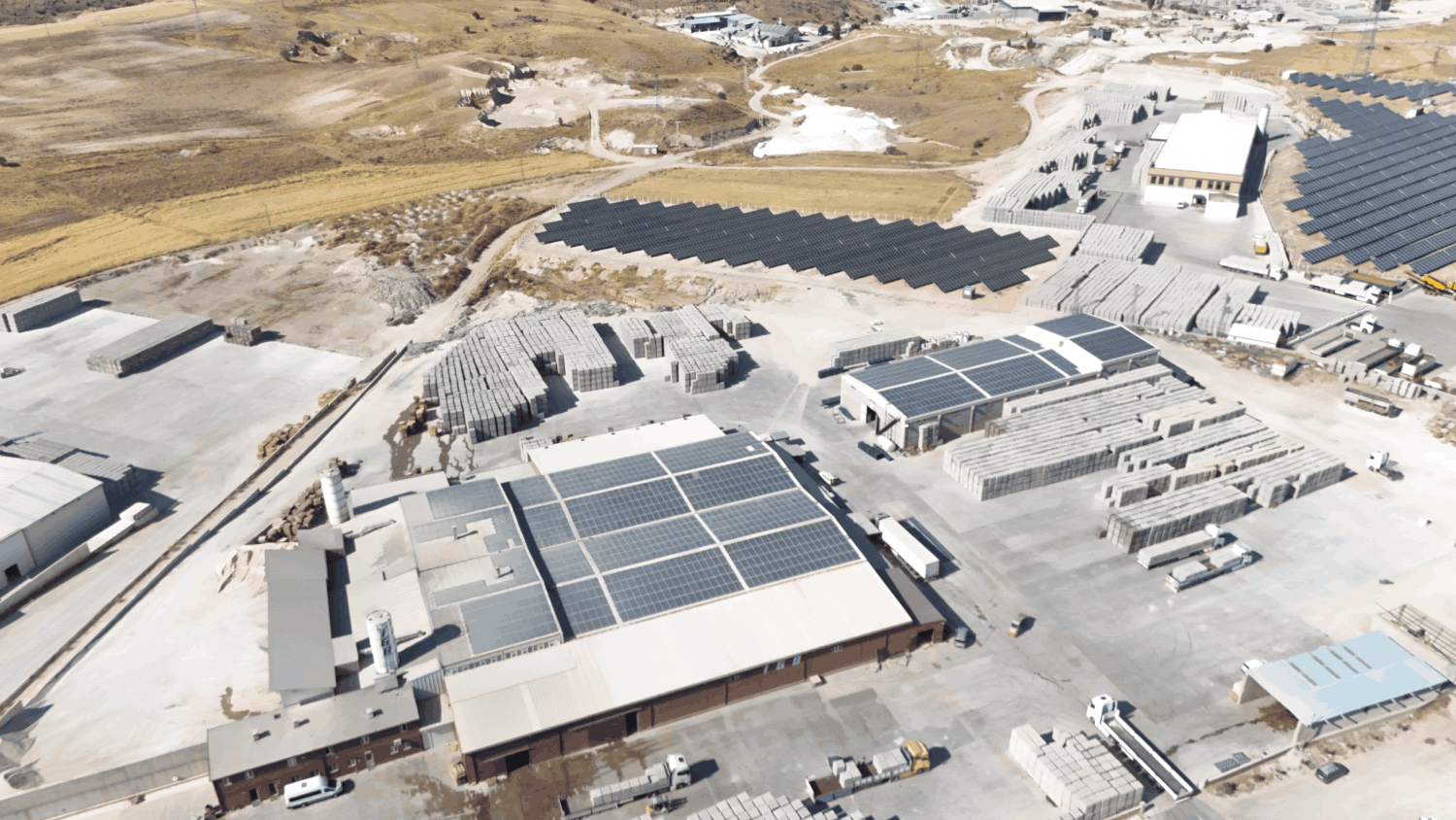 NEVŞEHİR - İGB BİMS LTD. ŞTİ. GES Projesi 1707.18 kWp Çatı Üzeri, Arazi Güneş Santrali