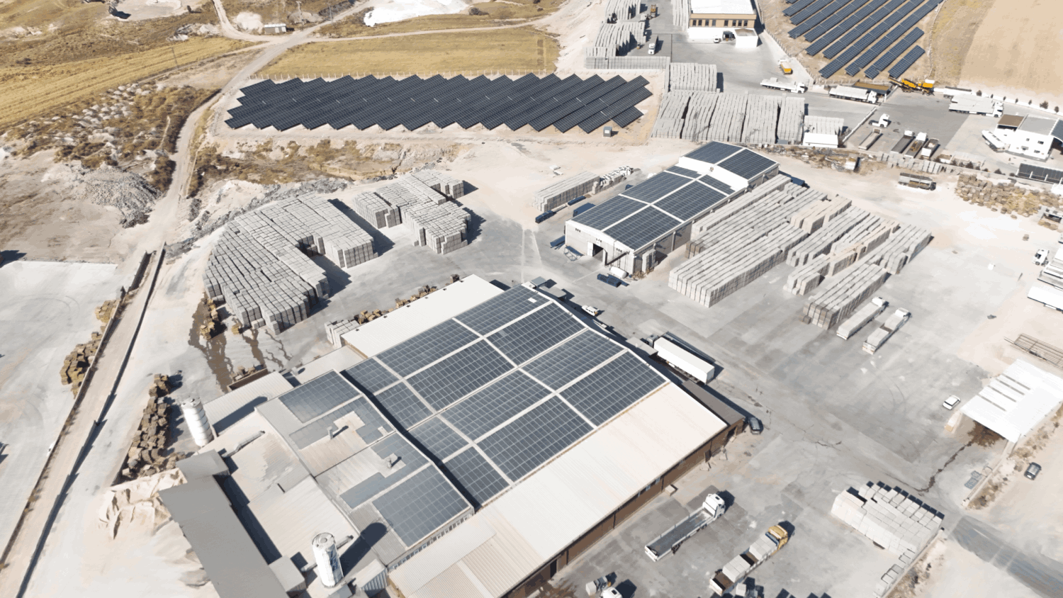 NEVŞEHİR - İGB BİMS LTD. ŞTİ. GES Projesi 1707.18 kWp Çatı Üzeri, Arazi Güneş Santrali