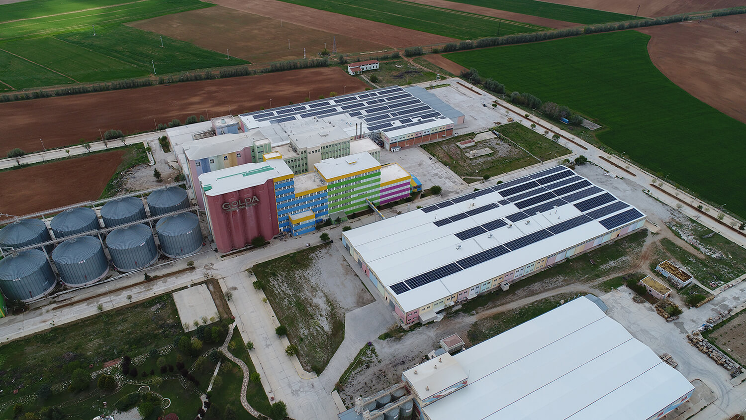 KARAMAN - GOLDA GIDA 2.205 kWp Çatı Üzeri Güneş Santrali