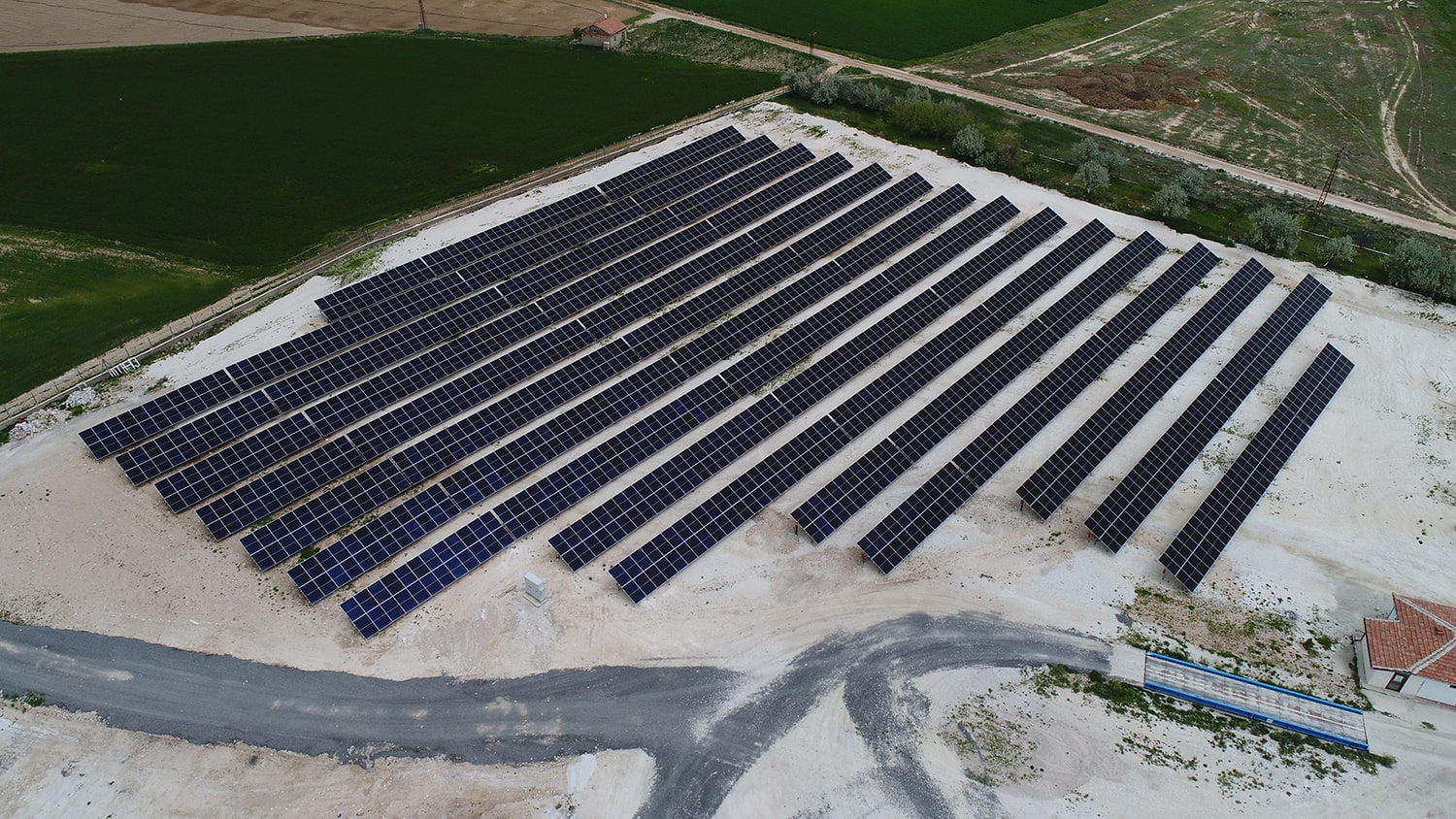 AKSARAY - HİSAR MADENCİLİK 1.134 kWp Arazi Üzeri Güneş Santrali