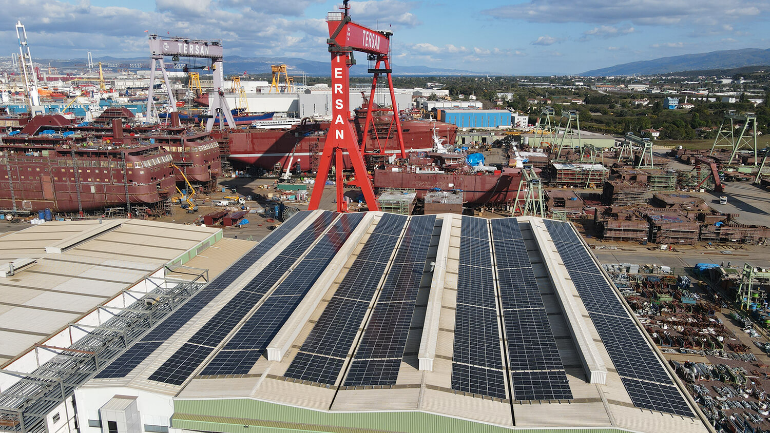YALOVA - TERSAN SHIPYARD 3.840 kWp Çatı Üzeri Güneş Santrali