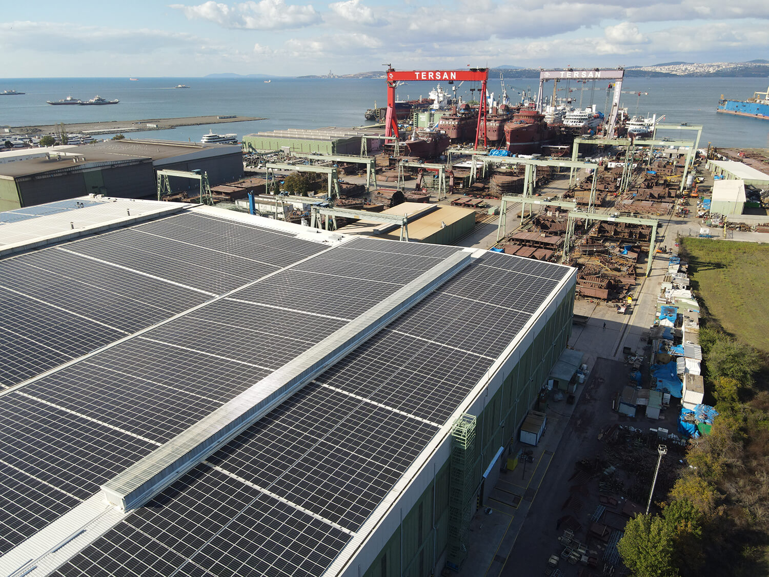 YALOVA - TERSAN SHIPYARD 3.840 kWp Çatı Üzeri Güneş Santrali