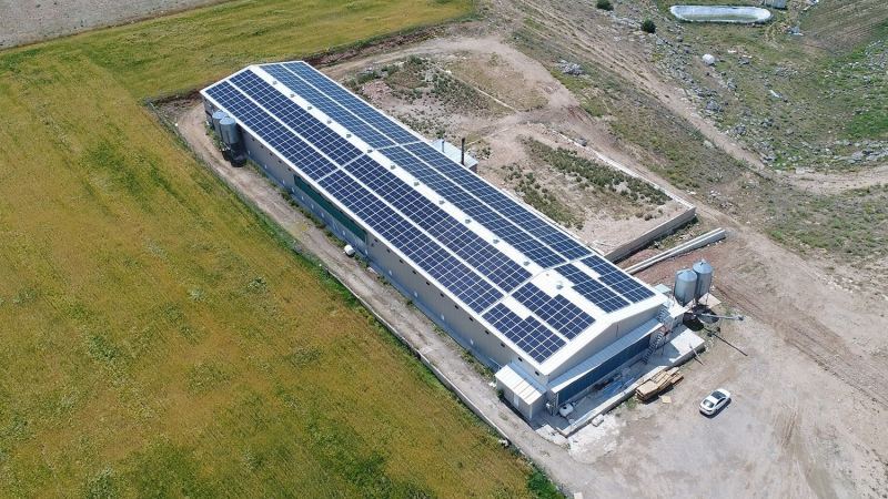 Konya - Çetinkaya Poultry Farming 524 kWp 2022 Additional Investment Rooftop Solar Power Plant
