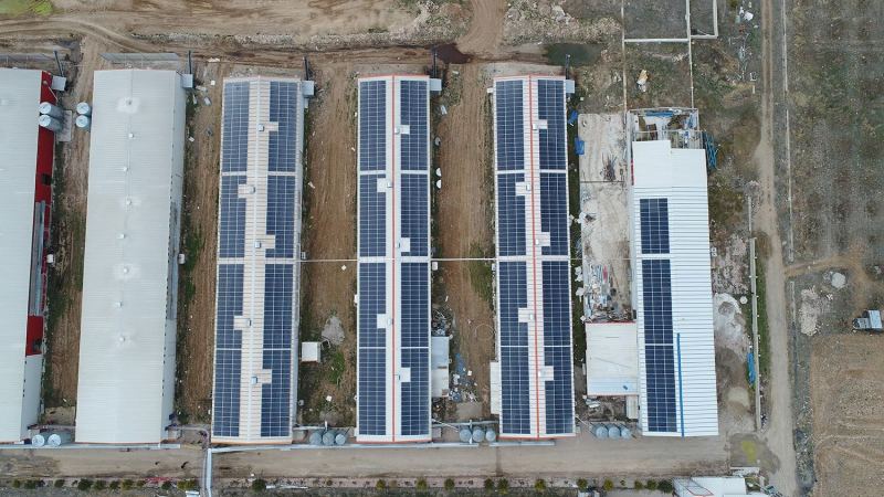 Konya - Çetinkaya Poultry Farming 574 kWp - Rooftop Solar Power Plant